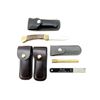 Image 1 : BUCK FOLDING KNIFE & ASSORTED SHEATHS, ETC. LOT
