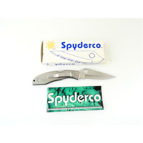 SPYDERCO C10S FOLDING KNIFE
