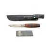 Image 2 : DIO CEILO KNIFE WITH SHEATH & SHARPENING STONE LOT