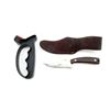 Image 2 : "OLD TIMER" KNIFE WITH SHEATH & SHARPENER LOT