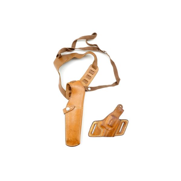 ASSORTED BIANCHI SHOULDER AND BELT HOLSTER LOT