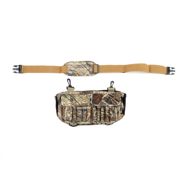 MOSSY OAK DELUXE HAND WARMER GEAR AND AMMO POUCH LOT