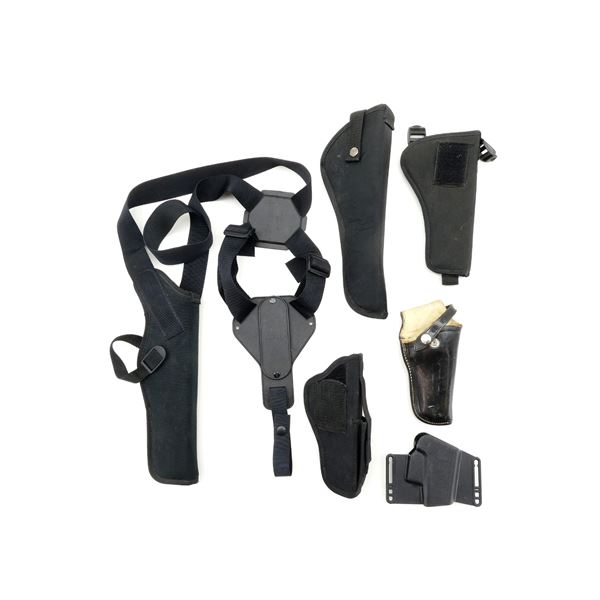 ASSORTED SMALL TO LARGE FRAME HOLSTERS LOT