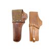 Image 2 : ASSORTED BROWN LEATHER HOLSTER LOT