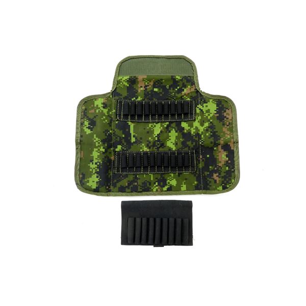 TACTICAL STYLE BUTTSTOCK AMMO POUCH & BELT AMMO POUCH LOT