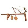 Image 2 : ASSORTED X-LARGE-MEDIUM FRAME LEATHER SHOULDER AND BELT HOLSTERS LOT