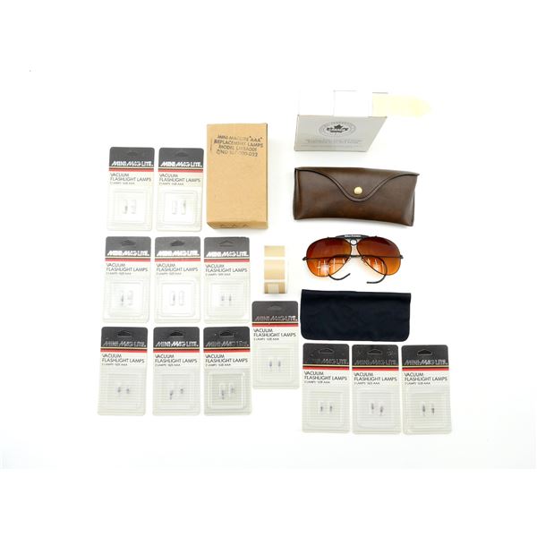 DILLON PRECISION SHOOTING GLASSES & ETC. LOT