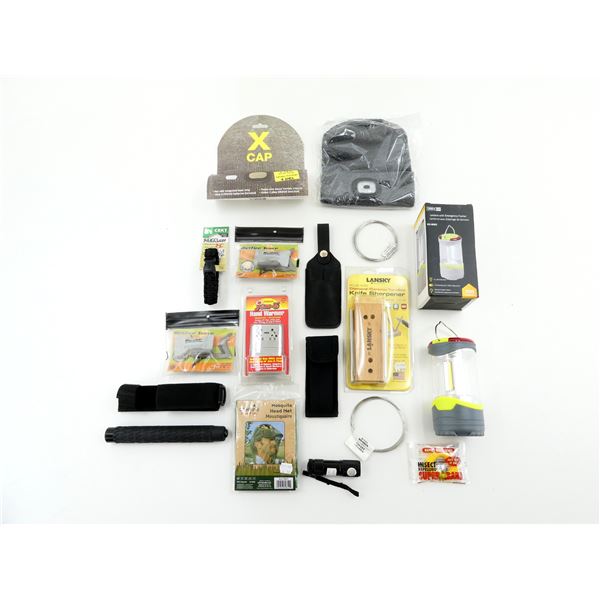 ASSORTED CAMPING/SURVIVAL LOT