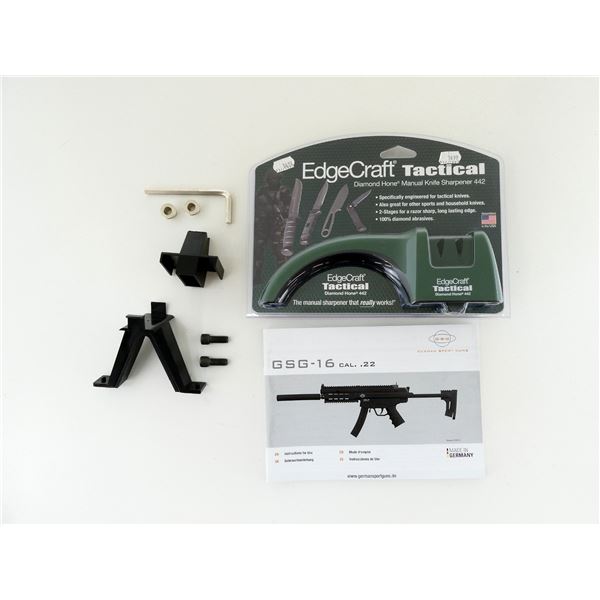 EDGE CRAFT TACTICAL KNIFE SHARPENER, ETC. LOT