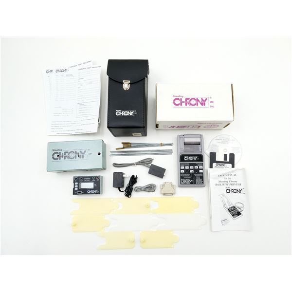 SHOOTING CHRONY MASTER GAMMA WITH BALLISTIC CHRONY PRINTER