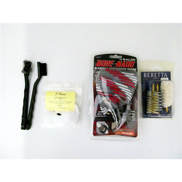 ASSORTED 12 GAUGE SHOTGUN BORE BRUSH & SNAKE, ETC. LOT