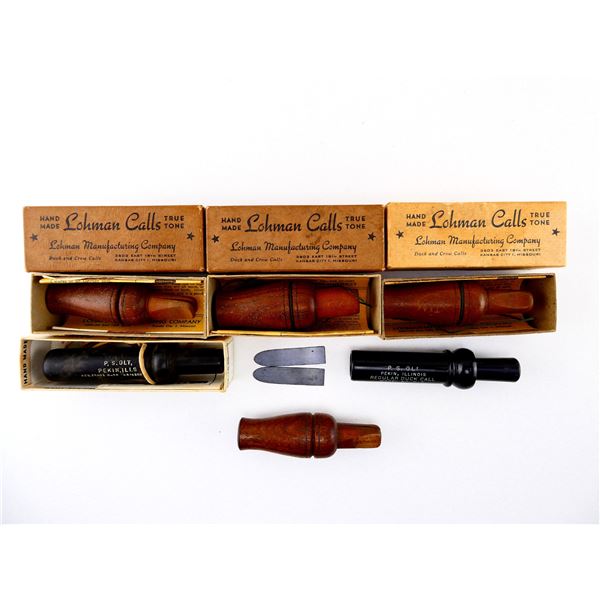 ASSORTED DUCK & CROW CALLS LOT