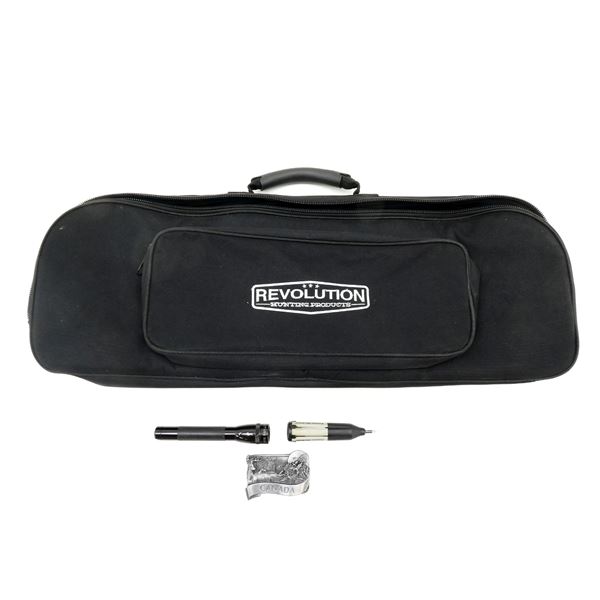 REVOLUTION HUNTING PRODUCTS RANGE BAG, ETC. LOT