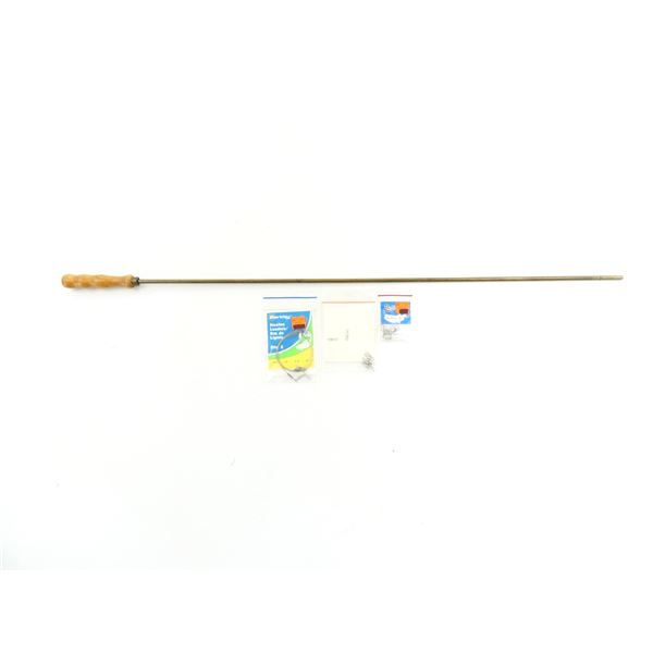RIFLE CLEANING ROD, ETC. LOT