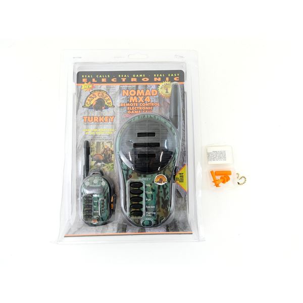 CASS CREEK NOMAD MX4 REMOTE CONTROL TURKEY CALL, ETC.