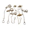 Image 1 : ASSORTED ANTIQUE MUSKRAT TRAPS LOT