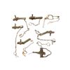 Image 2 : ASSORTED ANTIQUE MUSKRAT TRAPS LOT