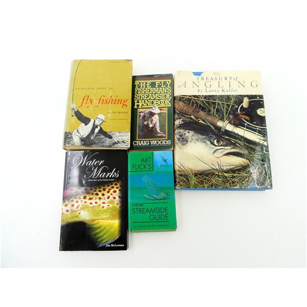 ASSORTED FLY FISHING GUIDE BOOK LOT
