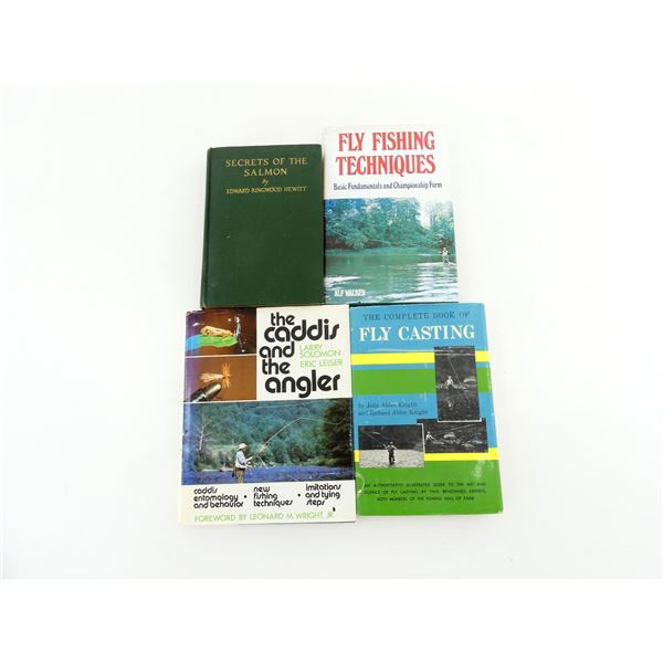 ASSORTED FLY FISHING TECHNIQUES BOOK LOT