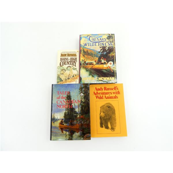 ASSORTED CANADIANS NORTH, WILDERNESS & WILD ANIMAL STORIES BOOK LOT