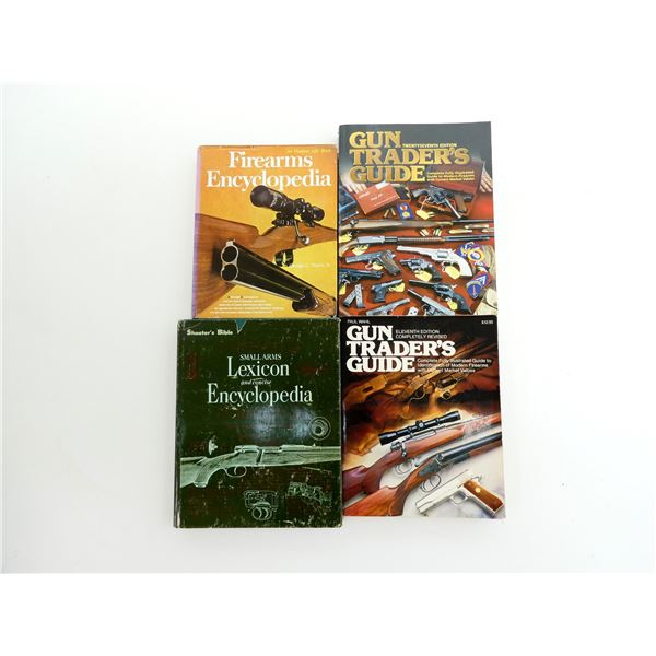 ASSORTED FIREARMS ENCYCLOPEDIA & GUN TRADERS BOOK LOT