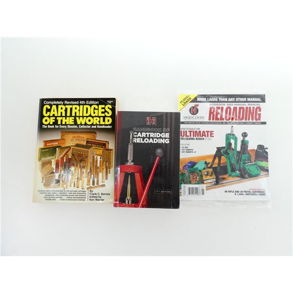 ASSORTED RELOADING & CARTRIDGES BOOK LOT
