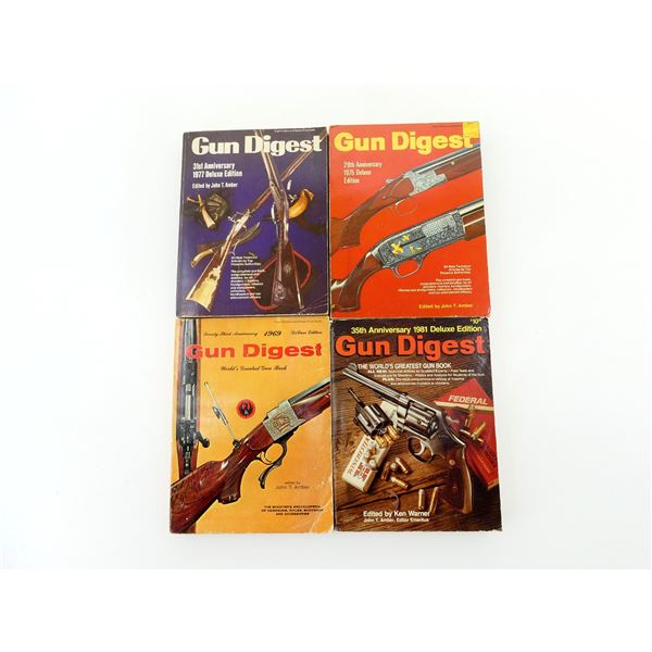 ASSORTED GUN DIGEST BOOK LOT