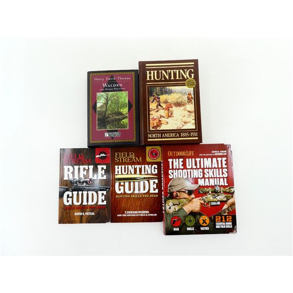 ASSORTED HUNTING & SKILLS BOOK LOT