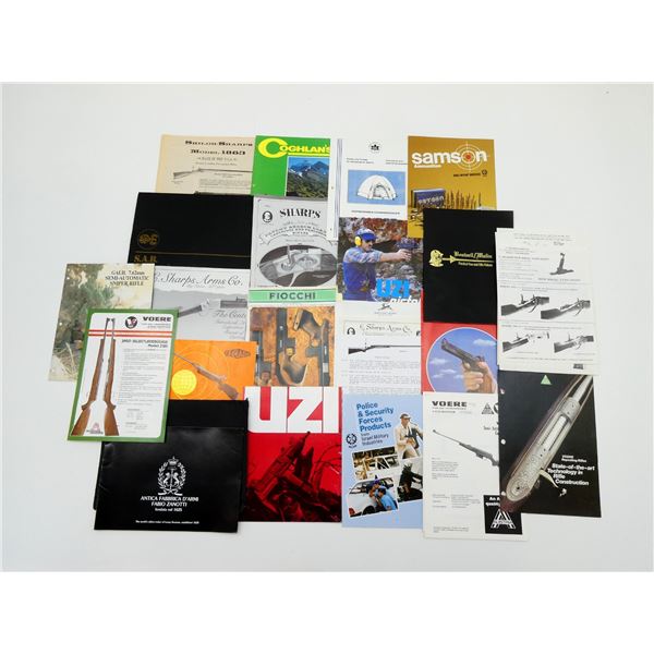 ASSORTED GUN & ACCESSORIES CATALOG LOT