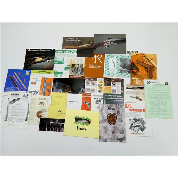 ASSORTED GUN & ACCESSORIES CATALOG LOT