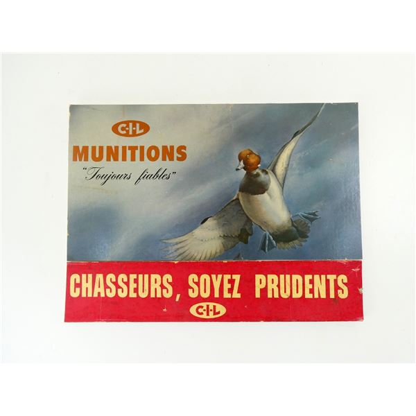 C-I-L MUNITIONS ADVERTISING SIGN