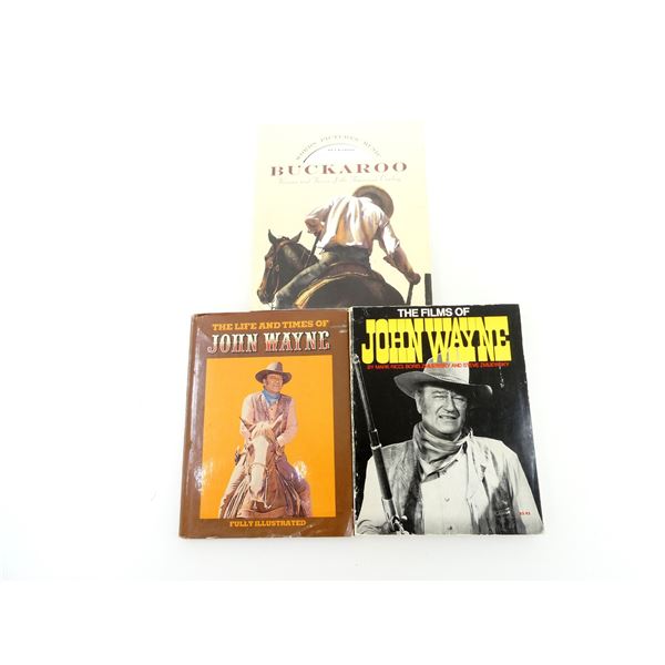 ASSORTED JOHN WAYNE & BUCKAROO BOOK LOT
