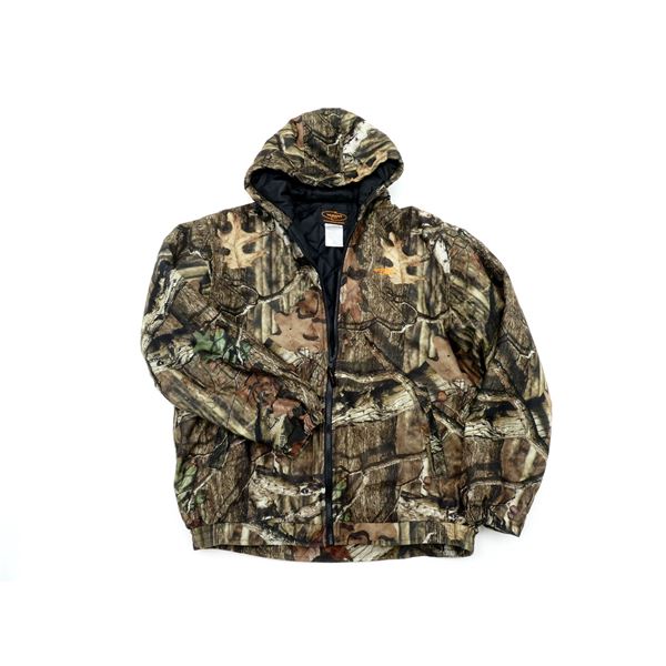 YUKON GEAR LARGE QUILT LINED CAMOUFLAGE JACKET