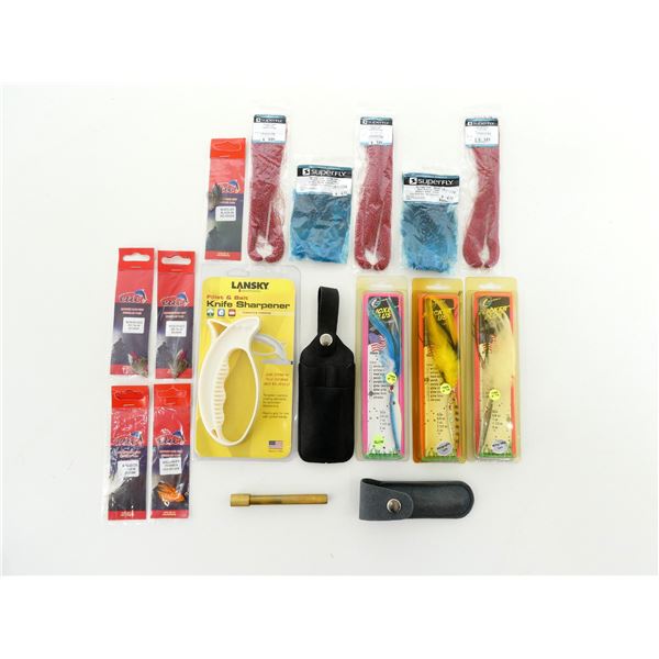 ASSORTED FLICKER PLUS, ETIC & SUPERFLY LURES, ETC. LOT