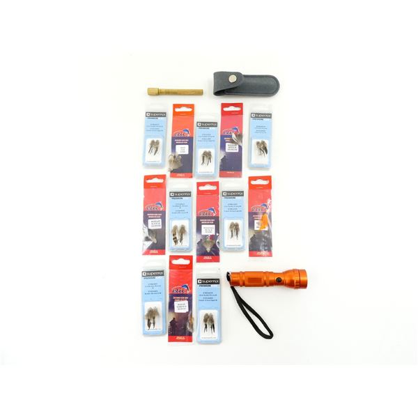 ASSORTED FLY FISHING LURES, ETC. LOT