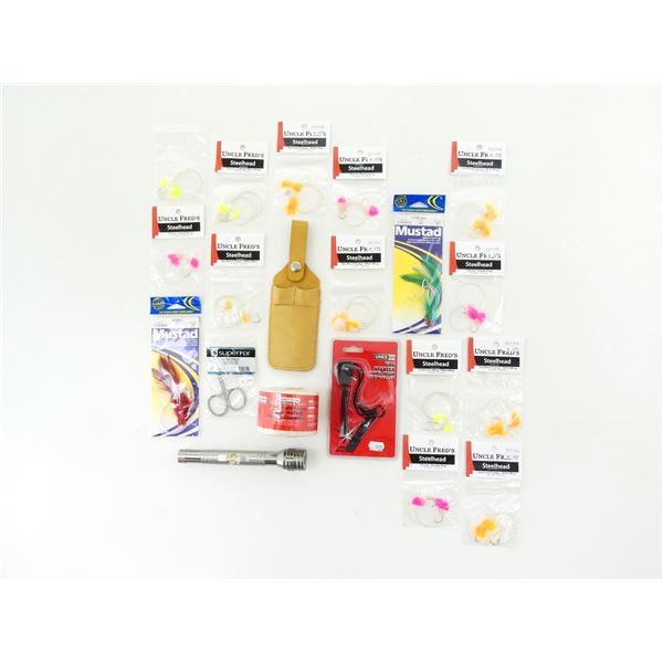 MUSTAD, UNCLE FRED'S ASSORTED, SUPER FLY, ETC. LOT