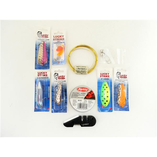 LUCKY STRIKE ASSORTED, BERKLEY, ETC. LOT