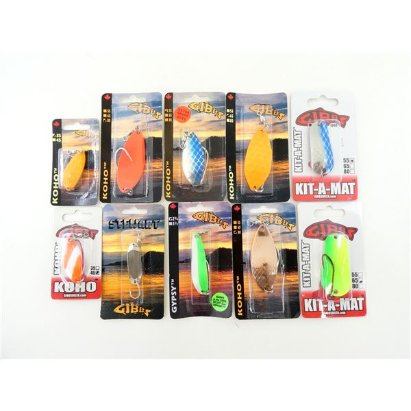 GIBBS ASSORTED LURES LOT