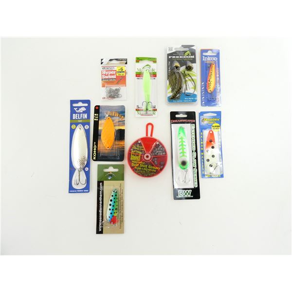 BLUEFOX, GIBBS, DREAMWEAVER, MOONSHINE LURES, ETC. LOT