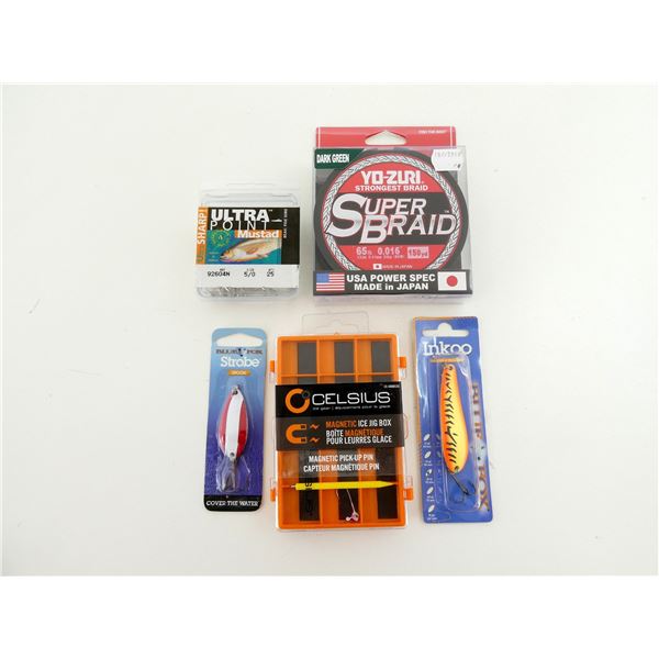 YO-ZURI, SUPER BRAID, MAGNETIC BOX, BLUE FOX, MUSTAD LOT