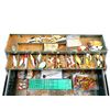 Image 8 : TACKLE TOOL BOX, ASSORTED FISHING LURE, TRAVEL FISHING ROD LOT