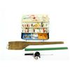 Image 1 : ASSORTED FISHING ROD, TACKLE BOX, LURES, FISHING ROD CASE LOT