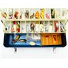 Image 2 : ASSORTED FISHING ROD, TACKLE BOX, LURES, FISHING ROD CASE LOT