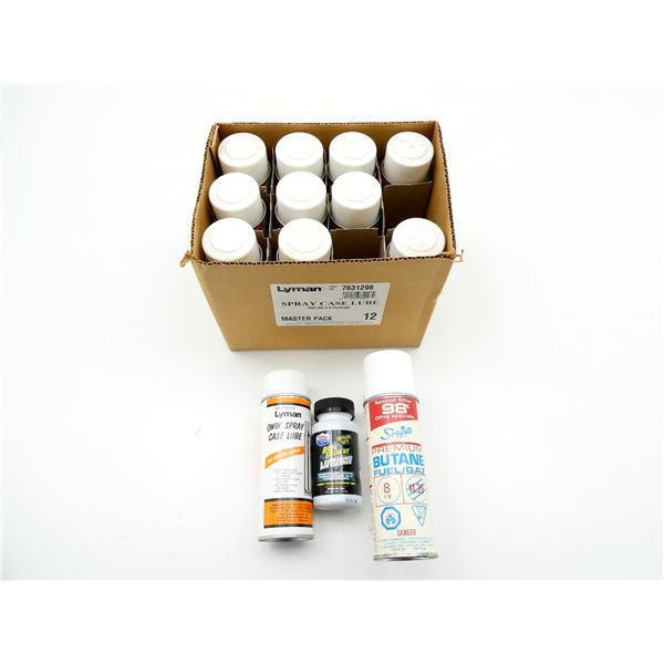 **PICK UP ONLY** LYMAN QWIK SPRAY CASE LUBE & BORE SOLVENT LOT