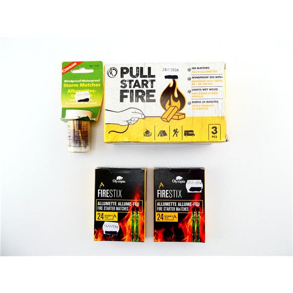 **PICK UP ONLY** PULL-START FIRE STARTER, ETC. LOT