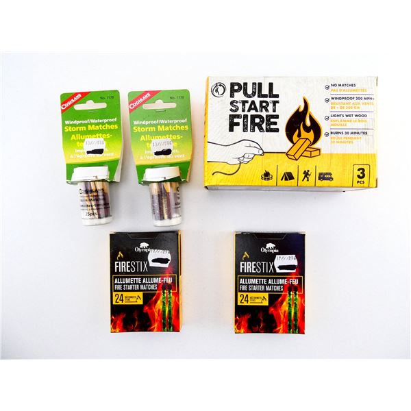 **PICK UP ONLY** PULL-START FIRE STARTER, ETC. LOT