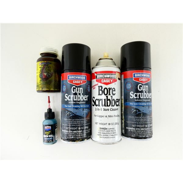 **PICKUP ONLY** BIRCHWOOD CASEY, G96 & LUCAS SOLVENT/CLEANER/OIL LOT