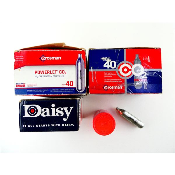 **PICKUP ONLY** CROSMAN CO2 POWERLETS & DAISY SHATTER BLAST TARGET DISKS LOT