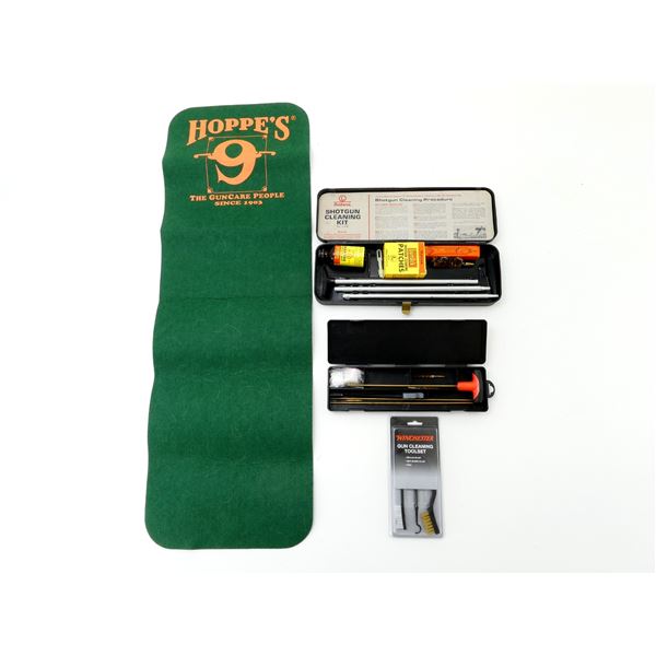 **PICKUP ONLY** GUN CLEANING PAD, SHOT GUN & RIFLE CLEANING ACCESSORIES LOT