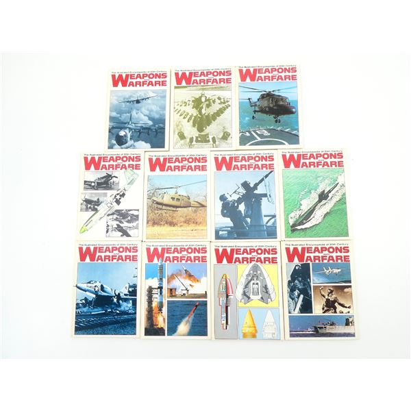 ILLUSTRATED ENCYCLOPEDIA 20TH CENTURY WEAPONS AND WARFARE BOOK LOT
